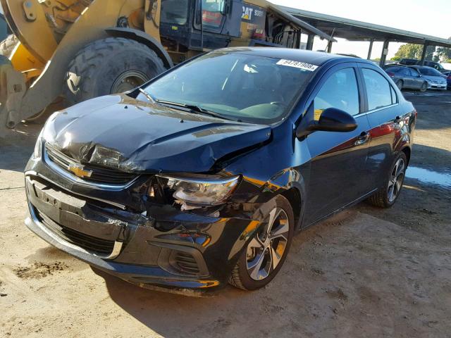 1G1JF5SB7H4137853 - 2017 CHEVROLET SONIC PREM BLACK photo 2