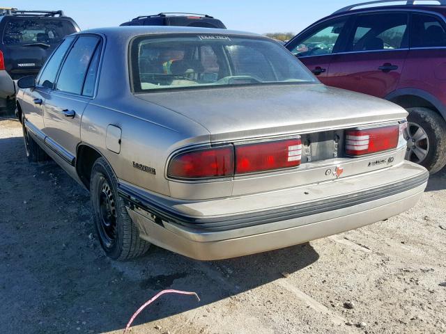 1G4HP52K1TH417459 - 1996 BUICK LESABRE CU SILVER photo 3