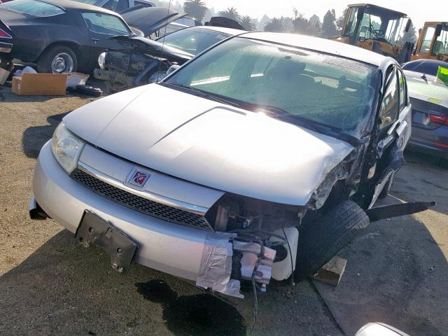 1G8AJ52F44Z103126 - 2004 SATURN ION LEVEL SILVER photo 2