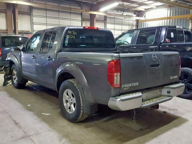 1N6AD07W09C401124 - 2009 NISSAN FRONTIER C GRAY photo 3