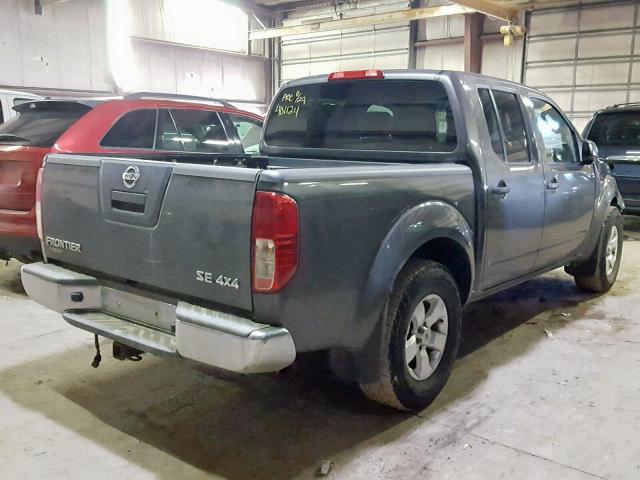 1N6AD07W09C401124 - 2009 NISSAN FRONTIER C GRAY photo 4