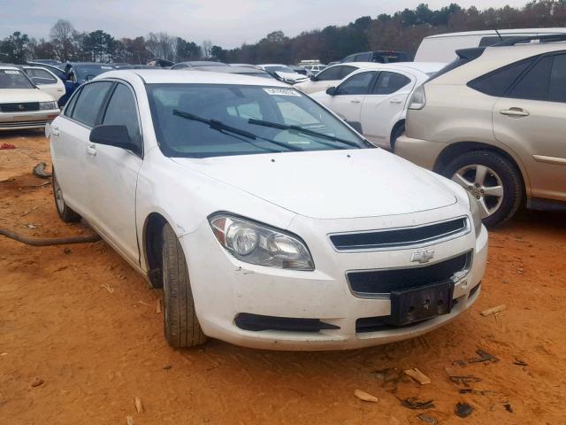 1G1ZA5EU6BF292419 - 2011 CHEVROLET MALIBU LS WHITE photo 1