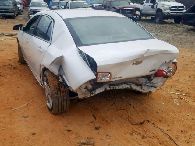 1G1ZA5EU6BF292419 - 2011 CHEVROLET MALIBU LS WHITE photo 3