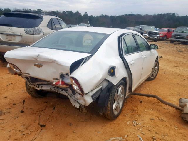 1G1ZA5EU6BF292419 - 2011 CHEVROLET MALIBU LS WHITE photo 4