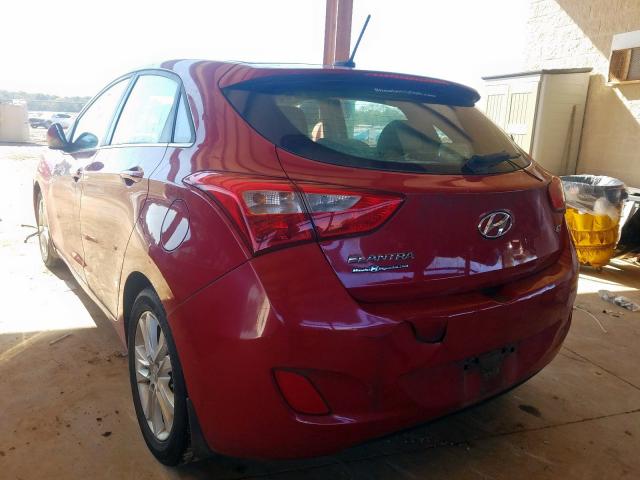 KMHD35LH8FU236822 - 2015 HYUNDAI ELANTRA GT RED photo 3