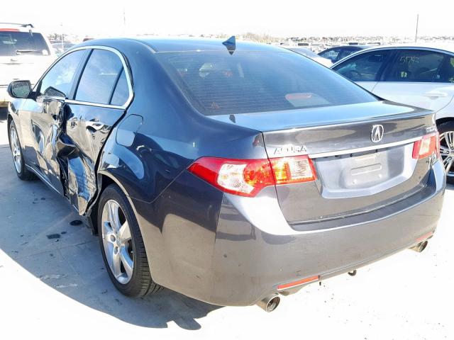 JH4CU2F69DC007055 - 2013 ACURA TSX TECH CHARCOAL photo 3