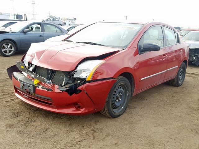 3N1AB6APXBL725031 - 2011 NISSAN SENTRA 2.0 RED photo 2