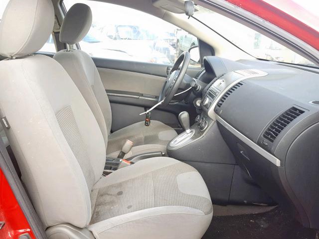 3N1AB6APXBL725031 - 2011 NISSAN SENTRA 2.0 RED photo 5