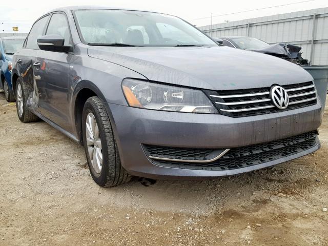 1VWAT7A36FC045249 - 2015 VOLKSWAGEN PASSAT S GRAY photo 1