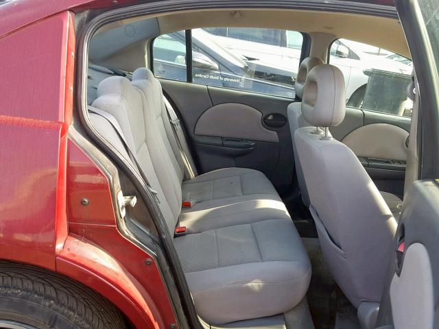 1G8AJ54FX5Z142902 - 2005 SATURN ION LEVEL BURGUNDY photo 6
