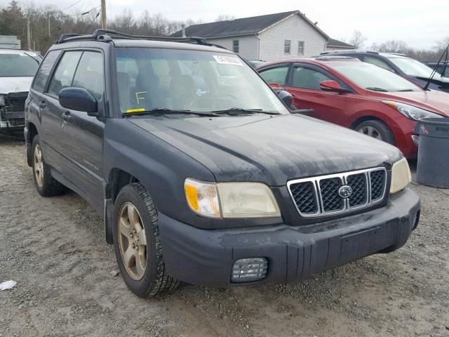 JF1SF65621H706886 - 2001 SUBARU FORESTER S BLACK photo 1