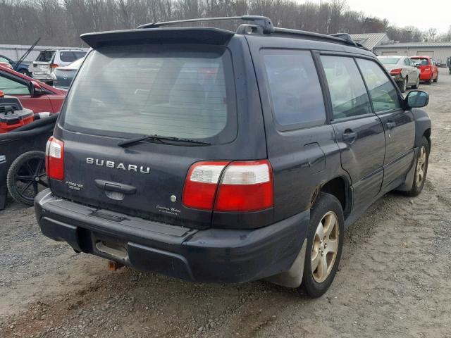 JF1SF65621H706886 - 2001 SUBARU FORESTER S BLACK photo 4