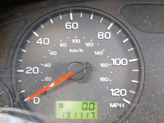 JF1SF65621H706886 - 2001 SUBARU FORESTER S BLACK photo 8