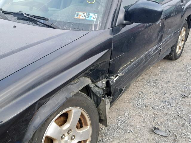 JF1SF65621H706886 - 2001 SUBARU FORESTER S BLACK photo 9