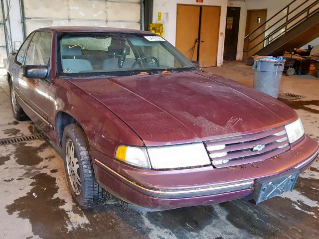 2G1WN14T4P9122228 - 1993 CHEVROLET LUMINA EUR MAROON photo 1