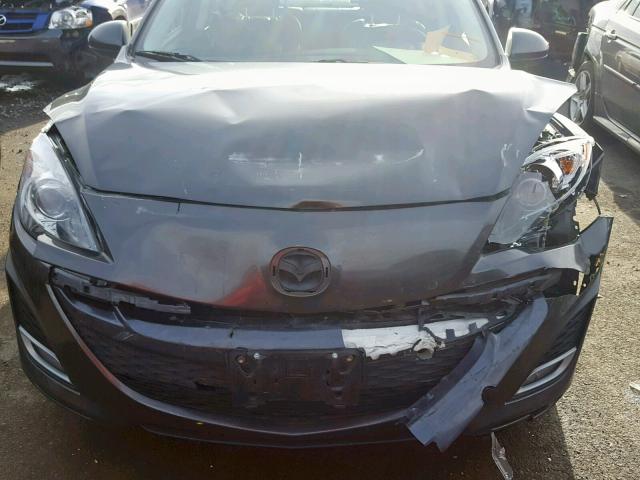 JM1BL1S63A1340505 - 2010 MAZDA 3 S GRAY photo 9