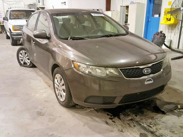 KNAFU4A22B5349122 - 2011 KIA FORTE EX BROWN photo 1