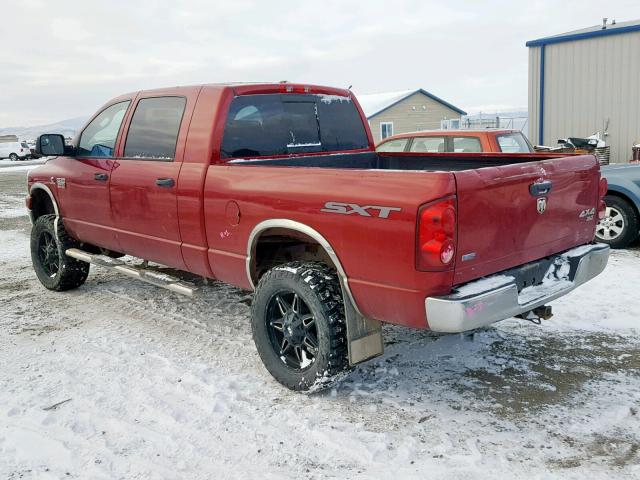 3D7KS29L69G533030 - 2009 DODGE RAM 2500 MAROON photo 3