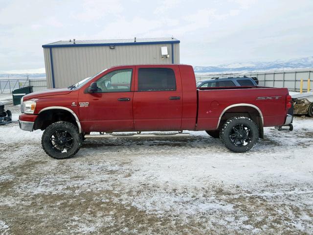 3D7KS29L69G533030 - 2009 DODGE RAM 2500 MAROON photo 9