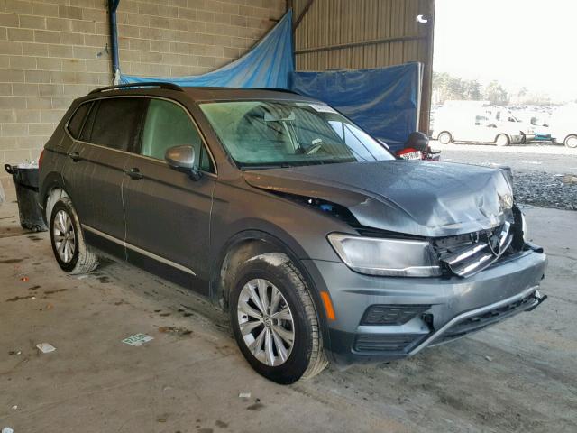 3VV3B7AX6JM121191 - 2018 VOLKSWAGEN TIGUAN SE GRAY photo 1