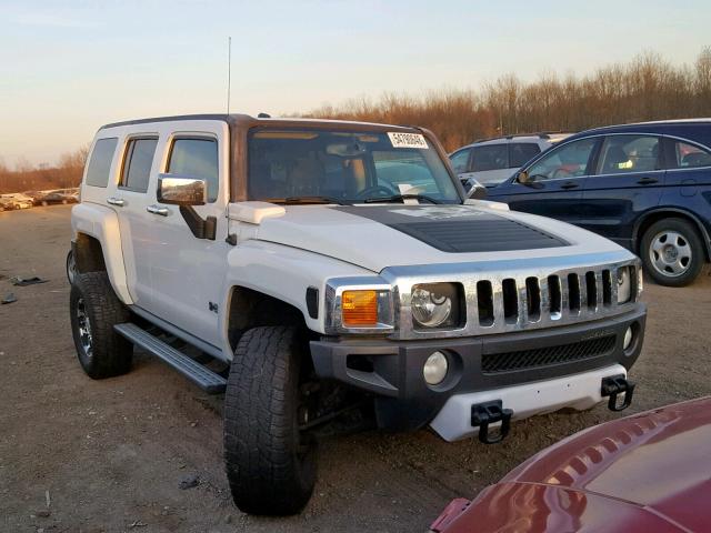 5GTEN13EX88183837 - 2008 HUMMER H3 WHITE photo 1