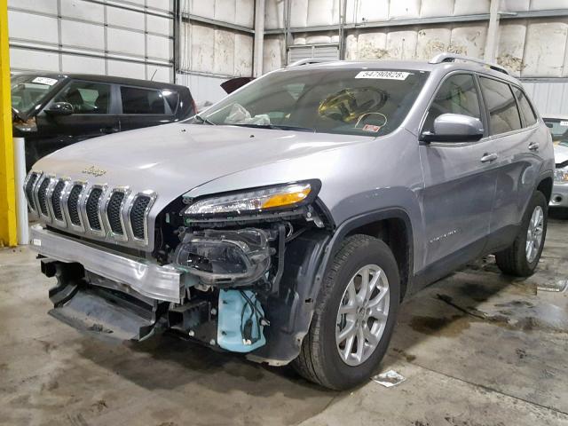 1C4PJMCB0JD532178 - 2018 JEEP CHEROKEE L SILVER photo 2