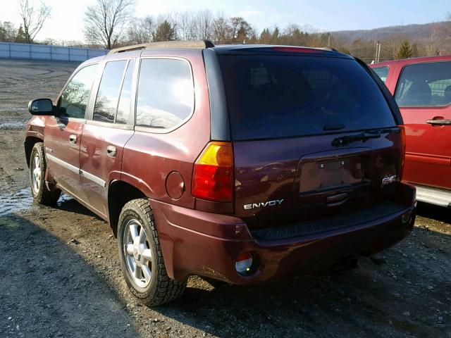 1GKDT13S862306957 - 2006 GMC ENVOY BURGUNDY photo 3