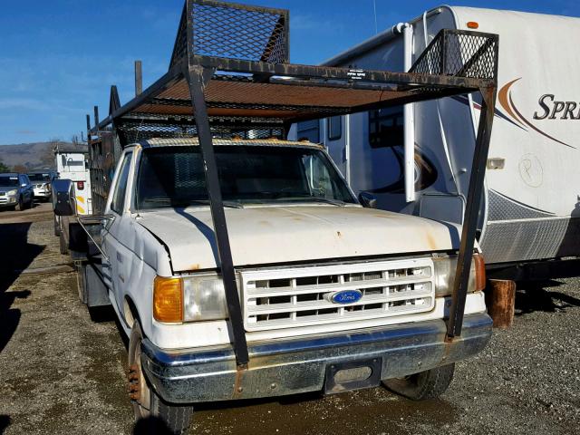 1FDKF37G2LKA30519 - 1990 FORD F350 WHITE photo 1