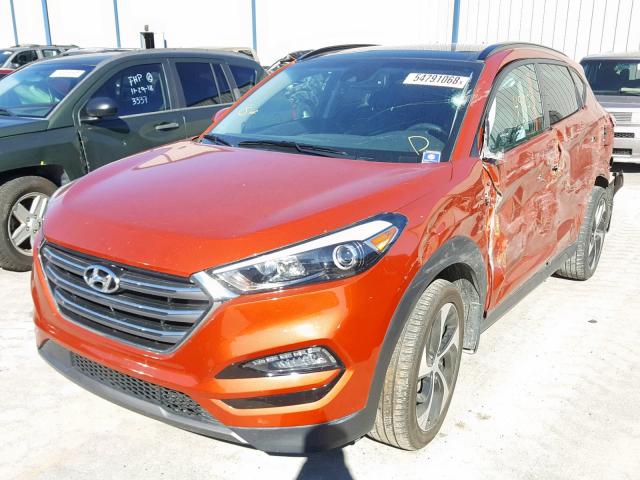 KM8J33A21GU098872 - 2016 HYUNDAI TUCSON LIM ORANGE photo 2