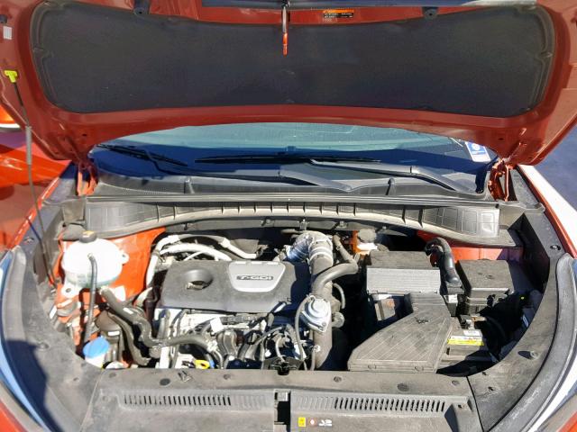 KM8J33A21GU098872 - 2016 HYUNDAI TUCSON LIM ORANGE photo 7