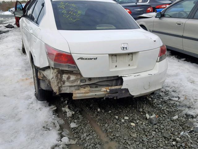 1HGCP26468A024910 - 2008 HONDA ACCORD LXP WHITE photo 9