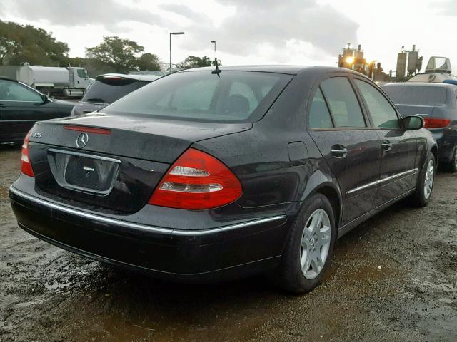 WDBUF65J43A175448 - 2003 MERCEDES-BENZ E 320 BLACK photo 4