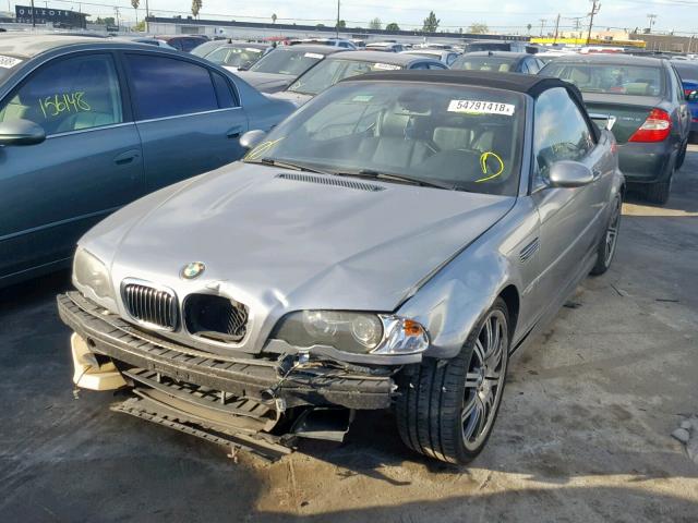 WBSBR93484PK05718 - 2004 BMW M3 GRAY photo 2