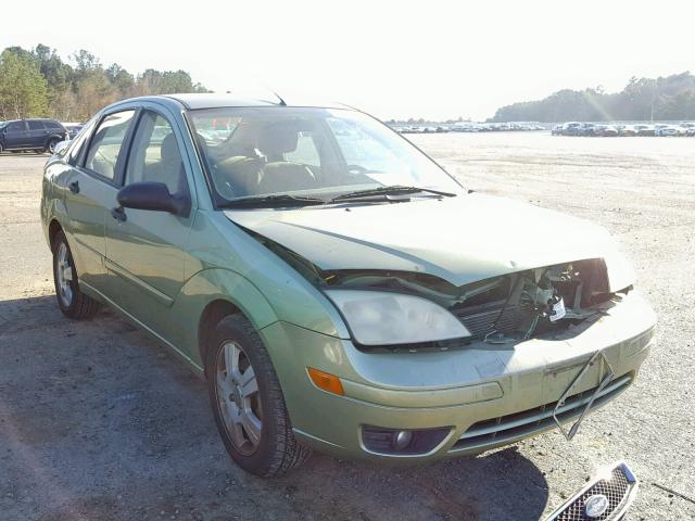 1FAHP34N87W125816 - 2007 FORD FOCUS ZX4 GREEN photo 1