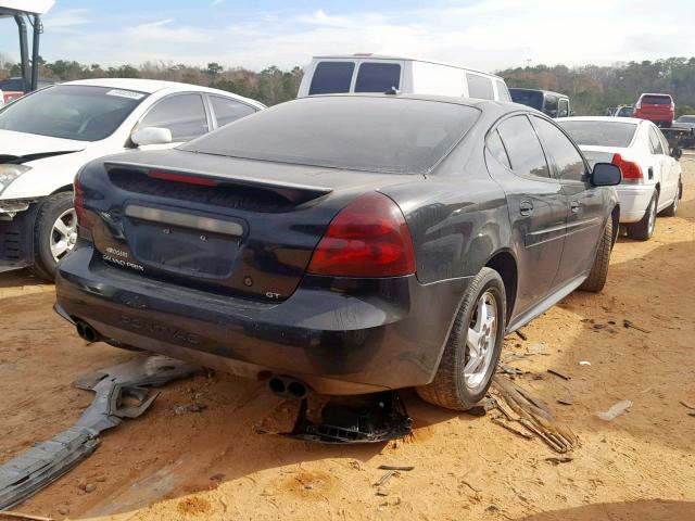 2G2WS522841163641 - 2004 PONTIAC GRAND PRIX BLACK photo 4