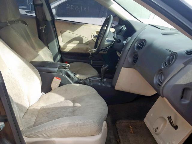 2G2WS522841163641 - 2004 PONTIAC GRAND PRIX BLACK photo 5