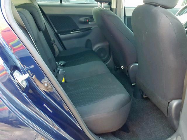 JTKKU4B40AJ059199 - 2010 TOYOTA SCION XD BLUE photo 6