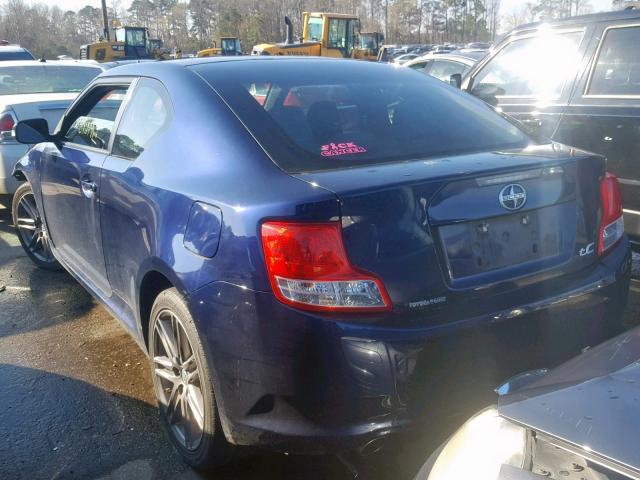 JTKJF5C71D3065509 - 2013 TOYOTA SCION TC 蓝色 照片 3