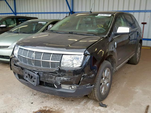 2LMDU88C68BJ39644 - 2008 LINCOLN MKX BLACK photo 2