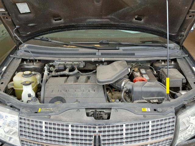 2LMDU88C68BJ39644 - 2008 LINCOLN MKX BLACK photo 7