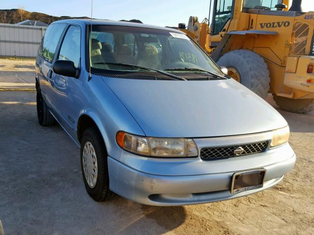 4N2ZN1114WD805987 - 1998 NISSAN QUEST XE BLUE photo 1