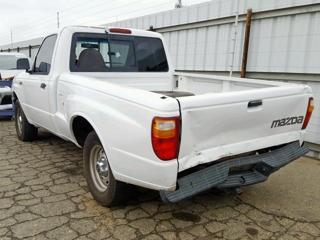 4F4YR12D12TM18235 - 2002 MAZDA B2300 WHITE photo 3