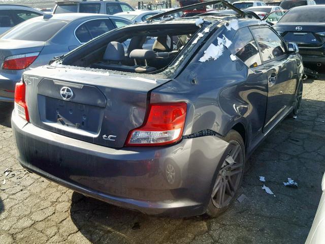 JTKJF5C70C3038851 - 2012 TOYOTA SCION TC ნაცრისფერი ფოტო 4