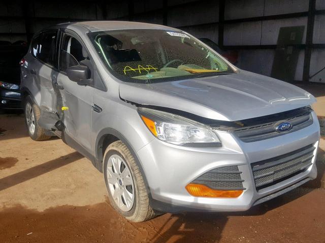 1FMCU0F71FUA43748 - 2015 FORD ESCAPE S SILVER photo 1