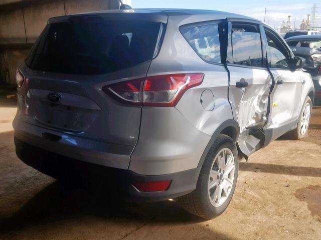 1FMCU0F71FUA43748 - 2015 FORD ESCAPE S SILVER photo 4