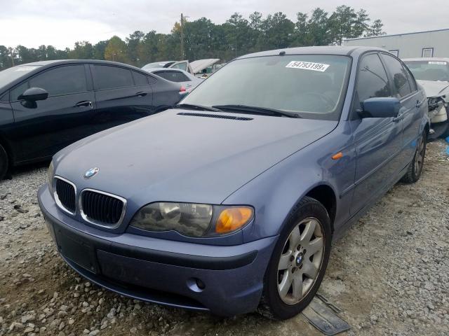 WBAEU334X5PR17386 - 2005 BMW 325 XI BLUE photo 2