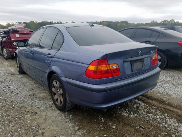 WBAEU334X5PR17386 - 2005 BMW 325 XI BLUE photo 3