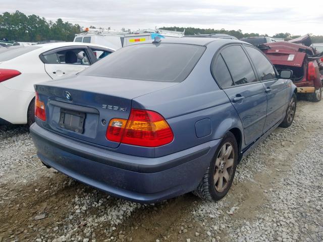 WBAEU334X5PR17386 - 2005 BMW 325 XI BLUE photo 4