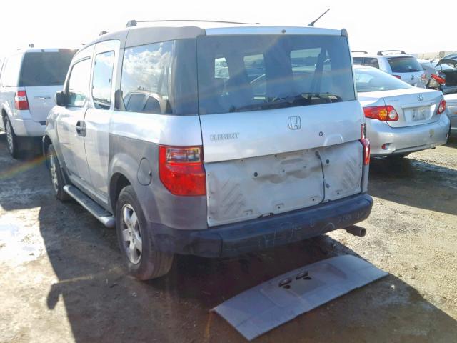 5J6YH28553L006364 - 2003 HONDA ELEMENT EX SILVER photo 3