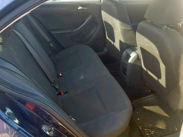 3VW2K7AJ9EM325573 - 2014 VOLKSWAGEN JETTA BASE 蓝色 照片 6